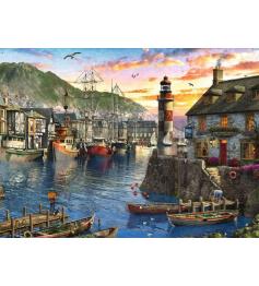 Puzzle Ravensburger Lever De Soleil Au Port 500 Pièces