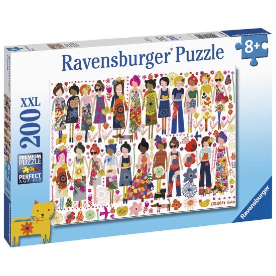 Puzzle Ravensburger Amis et Fleurs XXL 200 mcx Puzzle Ravensburger Amis et Fleurs XXL 200 mcx