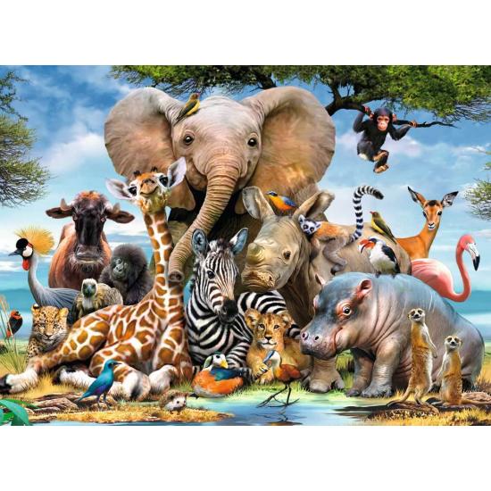 Puzzle Ravensburger Amis Africains XXL 300 pièces