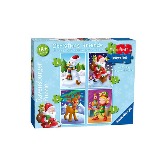 Puzzle Ravensburger Christmas Friends, Progressif 2+3+4+5 Pz