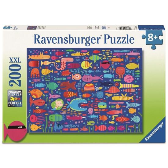 Puzzle Ravensburger Amis Poissons Amusants XXL 200 pièces