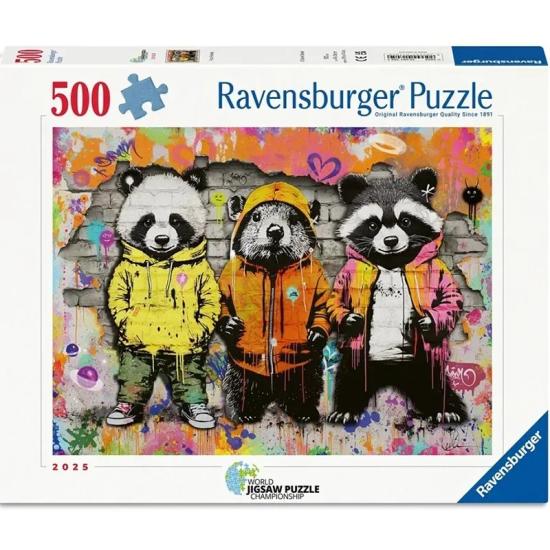 Puzzle Ravensburger Amis À Fourrure 500 Pièces