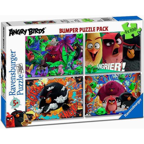 Ravensburger Angry Birds Puzzle 4 x 100 pièces