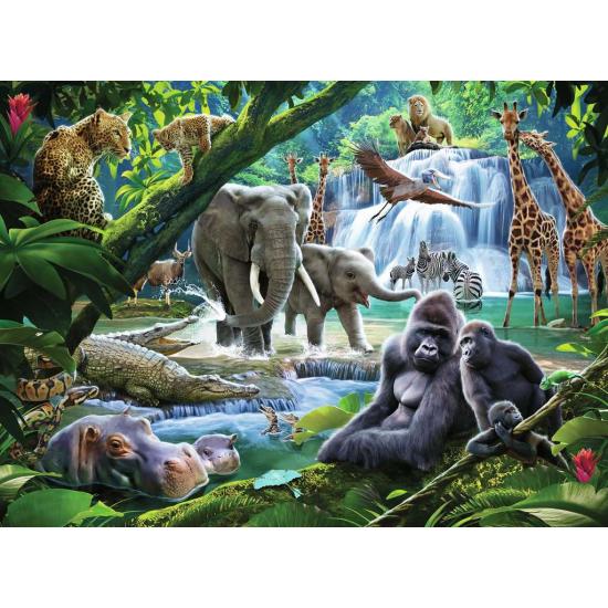 Ravensburger Puzzle Animaux de la Jungle XXL 100 pièces