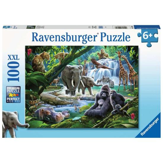 Ravensburger Puzzle Animaux de la Jungle XXL 100 pièces