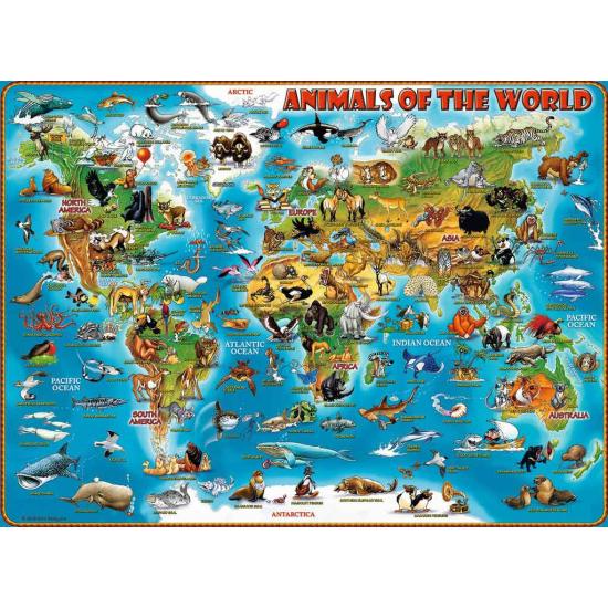 Puzzle Ravensburger Animaux du monde XXL 300 pièces