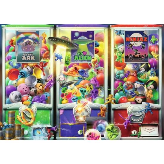 Puzzle Ravensburger Animaux, Extraterrestres Et Ninjas 1000 pièc