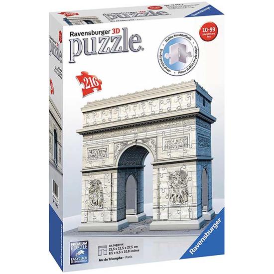 Ravensburger Puzzle 3D Arc de Triomphe 216 pièces