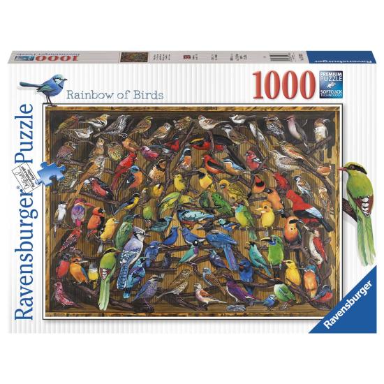 Ravensburger Rainbow Birds Puzzle 1000 pièces