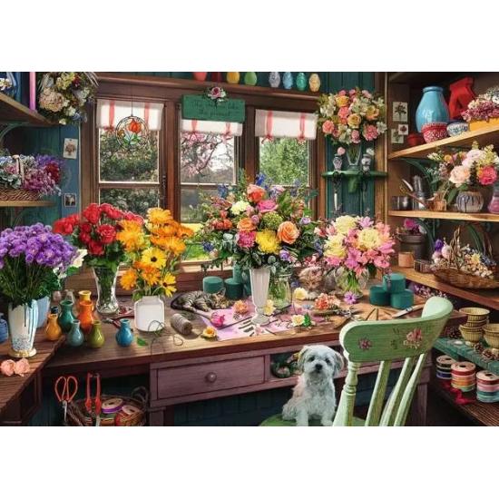 Puzzle Ravensburger Fleuriste Par 1000 pièces