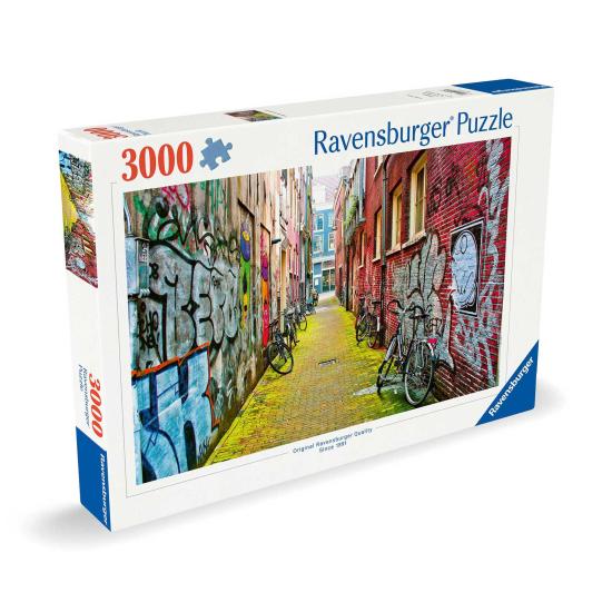 Puzzle Ravensburger Street Art à Amsterdam 3000 pièces Puzzle Ravensburger Street Art à Amsterdam 3000 pièces
