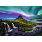Puzzle Ravensburger Aurores Boréales Au-Dessus De Kirkjufell 100