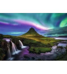 Puzzle Ravensburger Aurores Boréales Au-Dessus De Kirkjufell 100