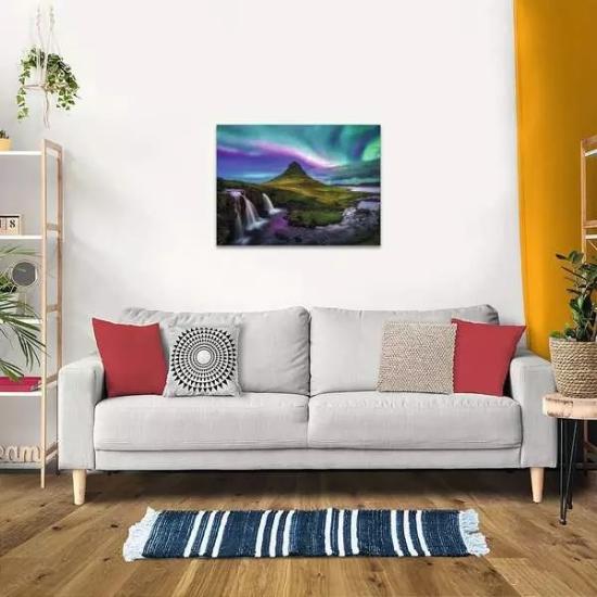 Puzzle Ravensburger Aurores Boréales Au-Dessus De Kirkjufell 100