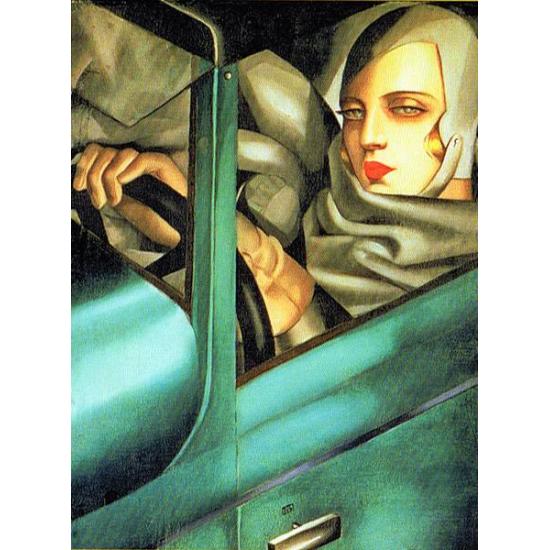 Ravensburger Puzzle Autoportrait dans la Bugatti 1000 pièces