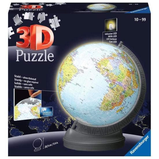 Puzzle Ravensburger 3D Boule Globe avec Llumière 540p Puzzle Ravensburger 3D Boule Globe avec Llumière 540p