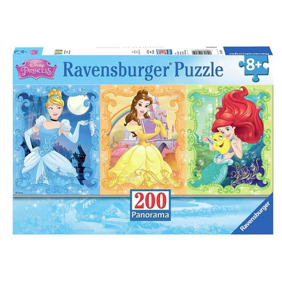 Puzzle Ravensburger Panorama des Belles Princesses Disney, 200 p