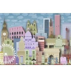 Puzzle Ravensburger Beautés d'Europe XXL 300 pièces