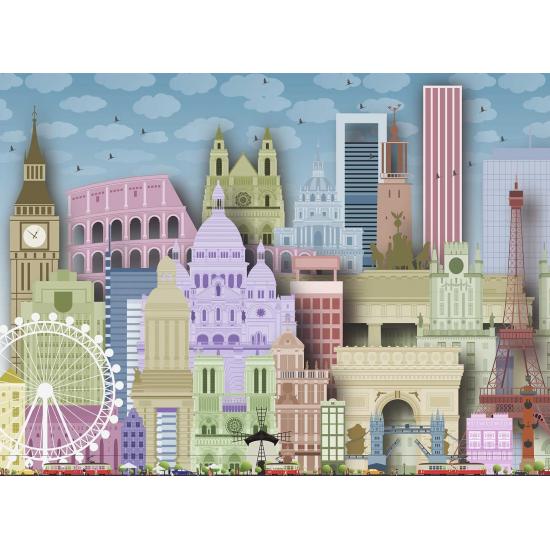 Puzzle Ravensburger Beautés d'Europe XXL 300 pièces Puzzle Ravensburger Beautés d'Europe XXL 300 pièces