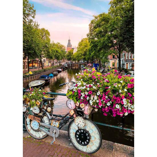 Puzzle Ravensburger Vélo à Amsterdam de 1000 pièces