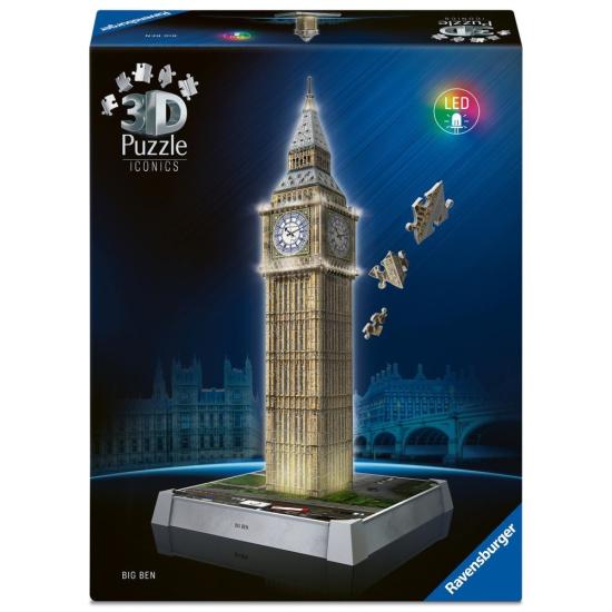 Puzzle Ravensburger Big Ben Night Edition Led 3D 235  pièces