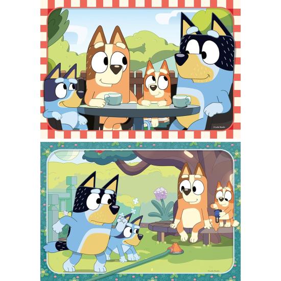Puzzle Ravensburger Bluey 2x12 pièces