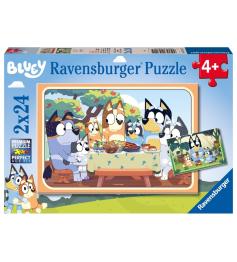 Puzzle Ravensburger Bluey 2x24 pièces