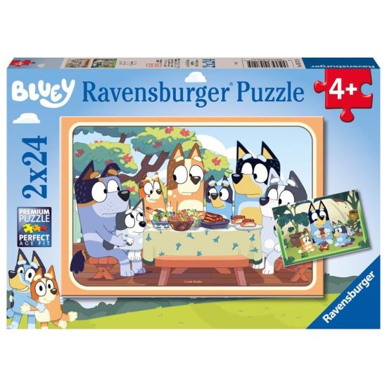 Puzzle Ravensburger Bluey 2x24 pièces Puzzle Ravensburger Bluey 2x24 pièces