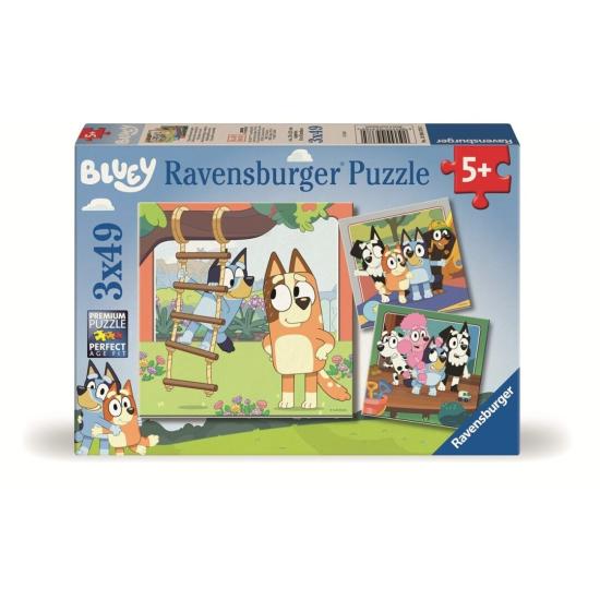 Puzzle Ravensburger Bluey 3 x 49 pièces