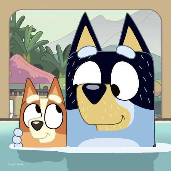 Puzzle Ravensburger Bluey 3 x 49 pièces