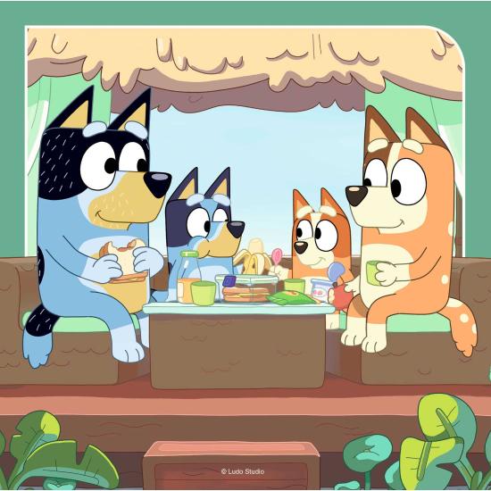 Puzzle Ravensburger Bluey 3 x 49 pièces