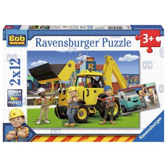 Puzzle Ravensburger Bob et son équipe 2x12 pièces