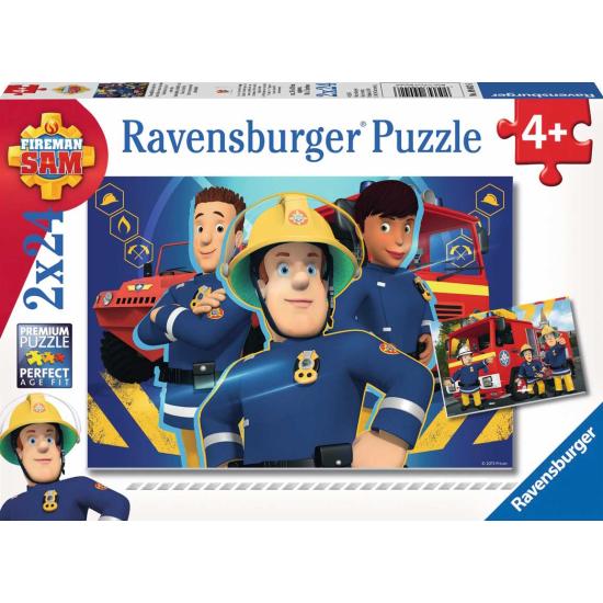 Ravensburger Sam le pompier Puzzle 2x24 pièces