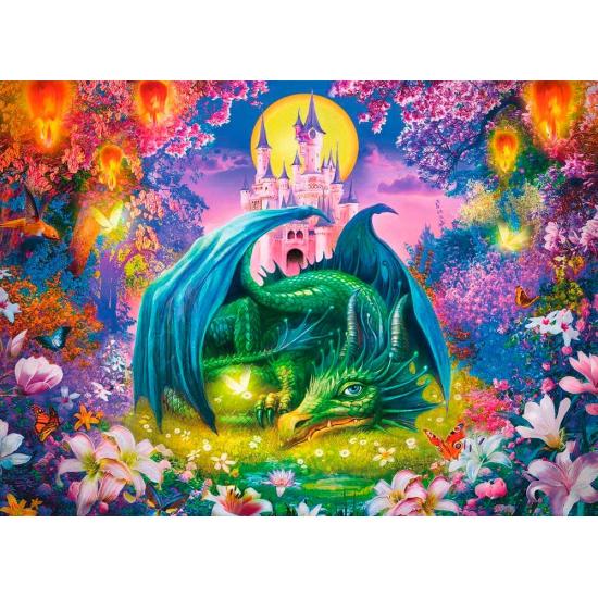 Ravensburger Puzzle phosphorescent Dragon Forest 500 pièces