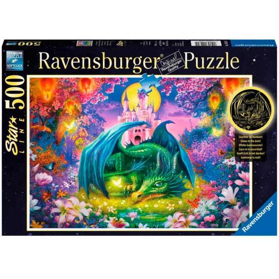 Ravensburger Puzzle phosphorescent Dragon Forest 500 pièces