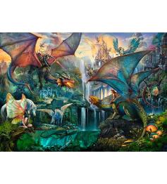 Puzzle Ravensburger Forêt du Dragon Magique de 9000 pièces