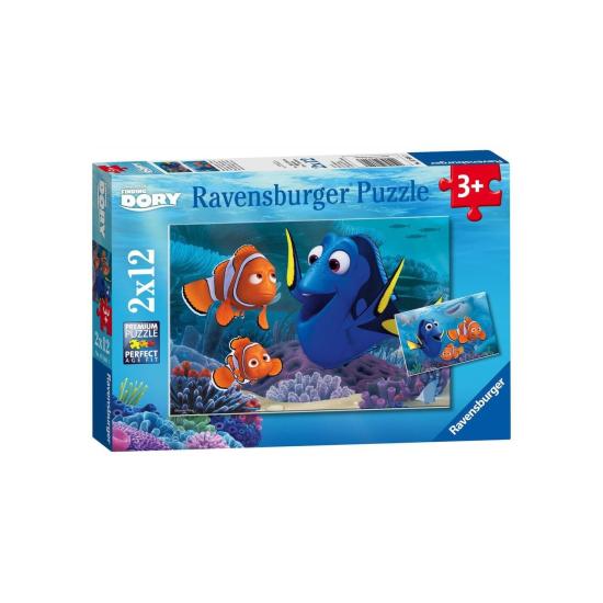 Ravensburger Puzzle Le Monde de Dory 2 x 12 pièces