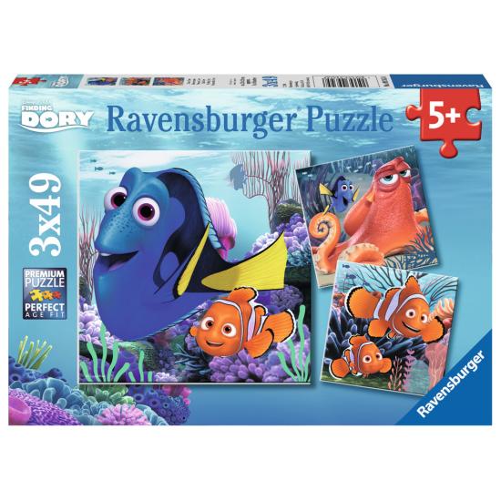 Ravensburger Puzzle Le Monde de Dory 3 x 49 pièces