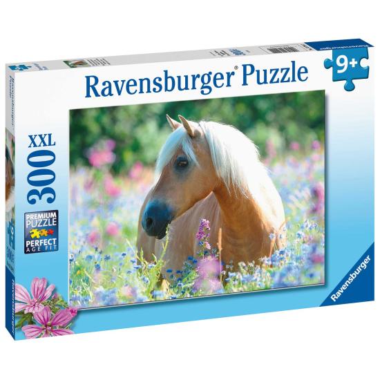 Puzzle Ravensburger Cheval Entre les Fleurs XXL 300 Pzs