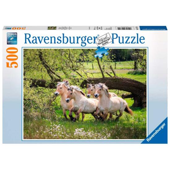 Ravensburger Puzzle Chevaux du Fjord Norvégien 500 Pièces
