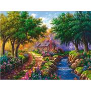 Ravensburger Riverside Cabin Puzzle 1500 pièces