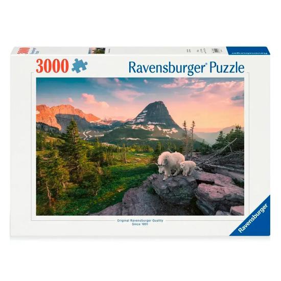 Puzzle Ravensburger Chèvre et chevreau 3000 pièces