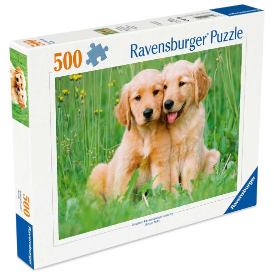 Puzzle Ravensburger Chiots Golden Retriever 500 Pièces