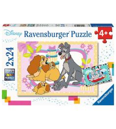 Ravensburger Puzzle Chiots préférés de Disney 2x24 pièces