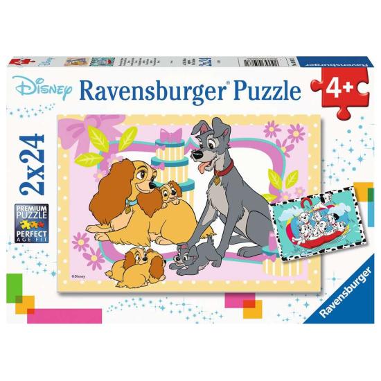 Ravensburger Puzzle Chiots préférés de Disney 2x24 pièces