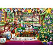 Puzzle Ravensburger Café De Noël Disney 1000 pièces