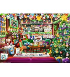 Puzzle Ravensburger Café De Noël Disney 1000 pièces