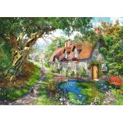 Puzzle Ravensburger Chemin De Flower Hill 1000 pièces