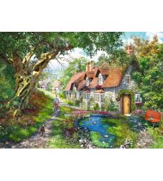 Puzzle Ravensburger Chemin De Flower Hill 1000 pièces