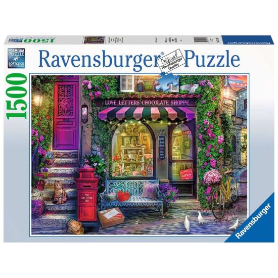 Ravensburger Puzzle Lettres d'Amour et Chocolat 1500 pièces Ravensburger Puzzle Lettres d'Amour et Chocolat 1500 pièces